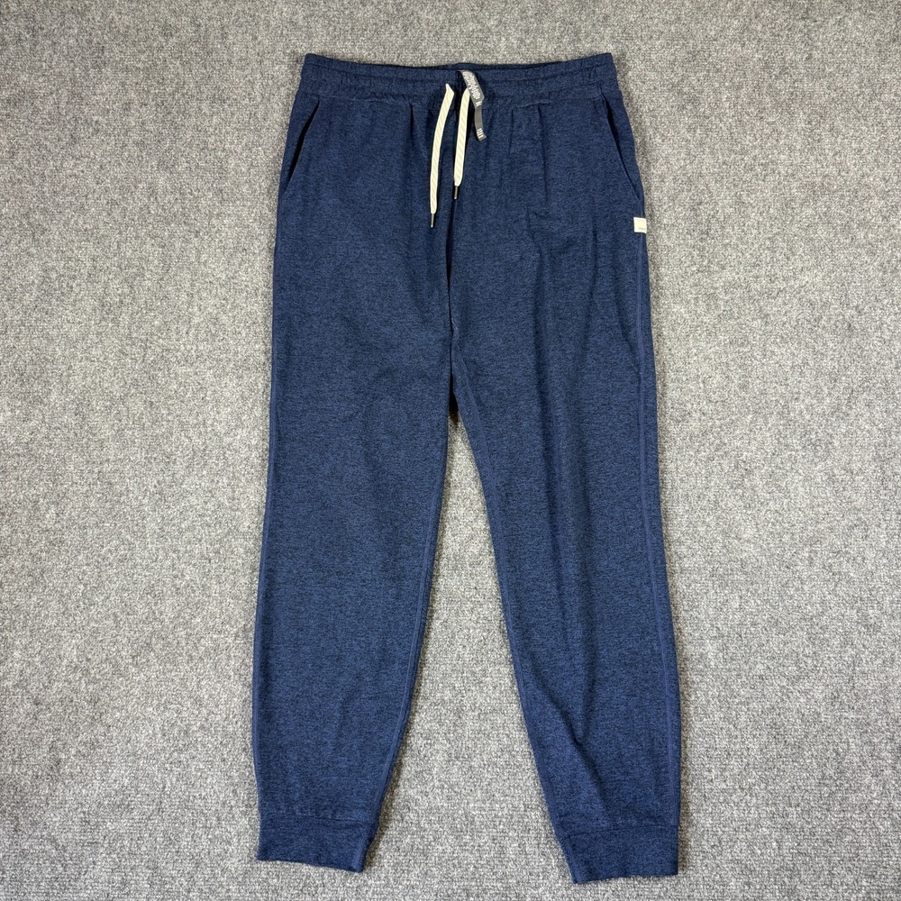 Vuori Performance Joggers Dark Blue Pants VW303-L Gym Yoga Medium Womens
